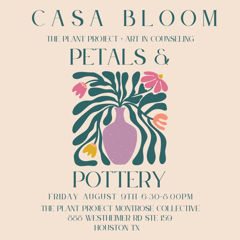 Cover Image for Casa Bloom: Petals & Pottery Workshop