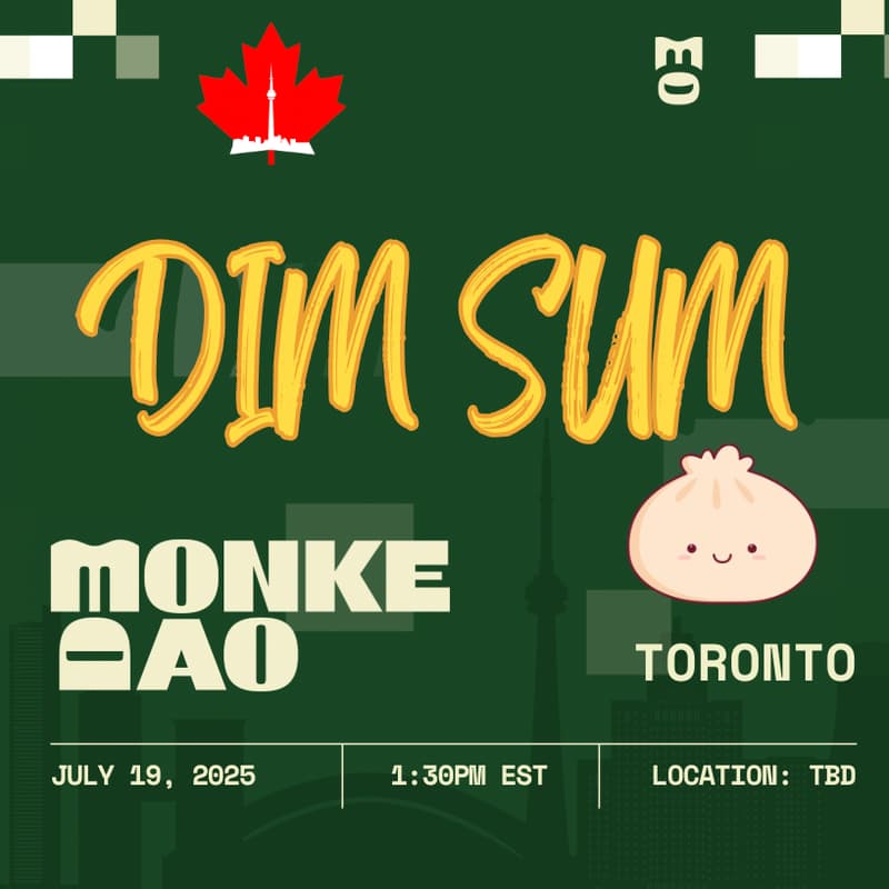 Cover Image for MonkeDAO Toronto - Dim Sum July Edition