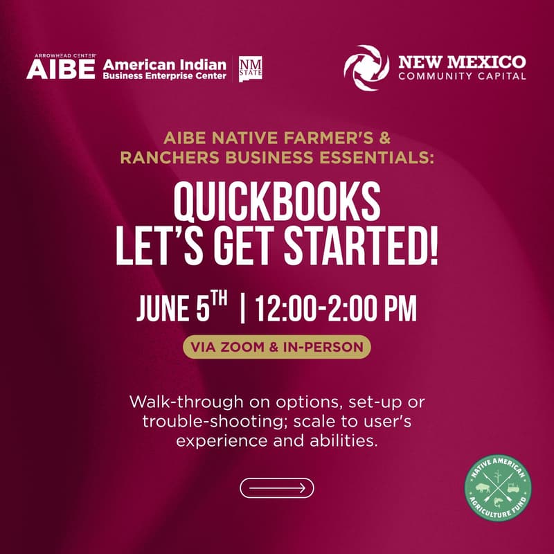 Cover Image for NAAF Workshop: QuickBooks Let's Get Started!