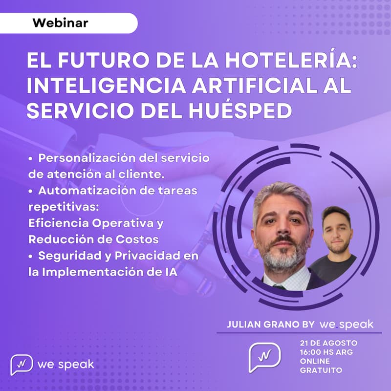 Cover Image for Webinar Julian Grano By WeSpeak