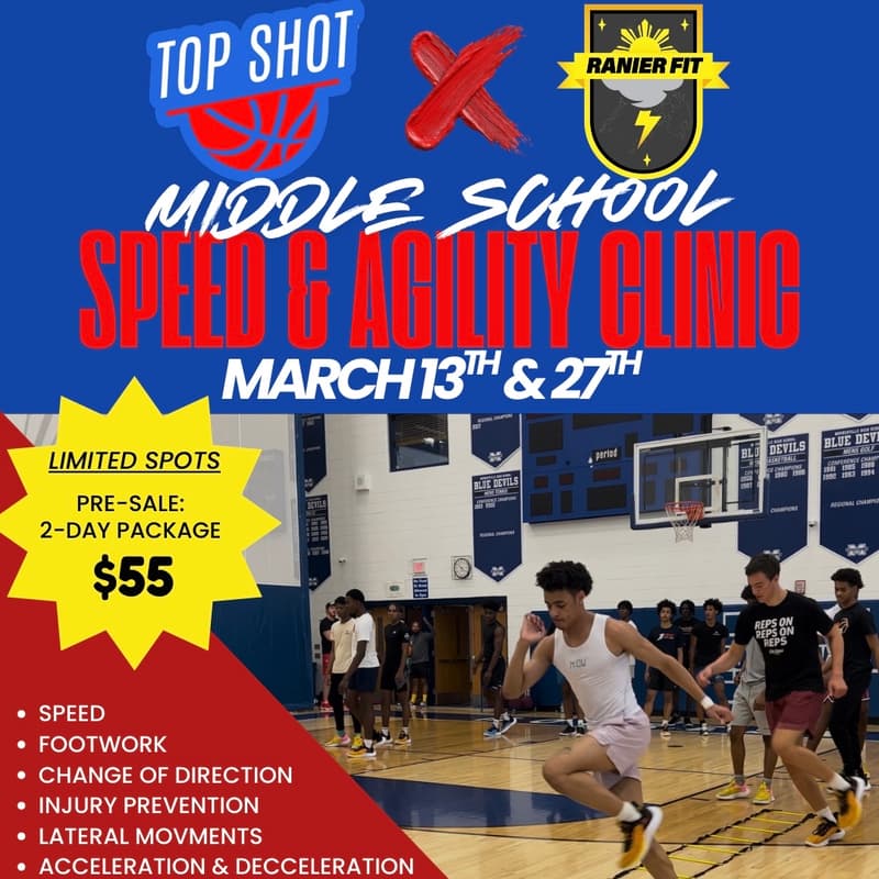 Cover Image for TopShot x RanierFit Speed & Agility Clinic