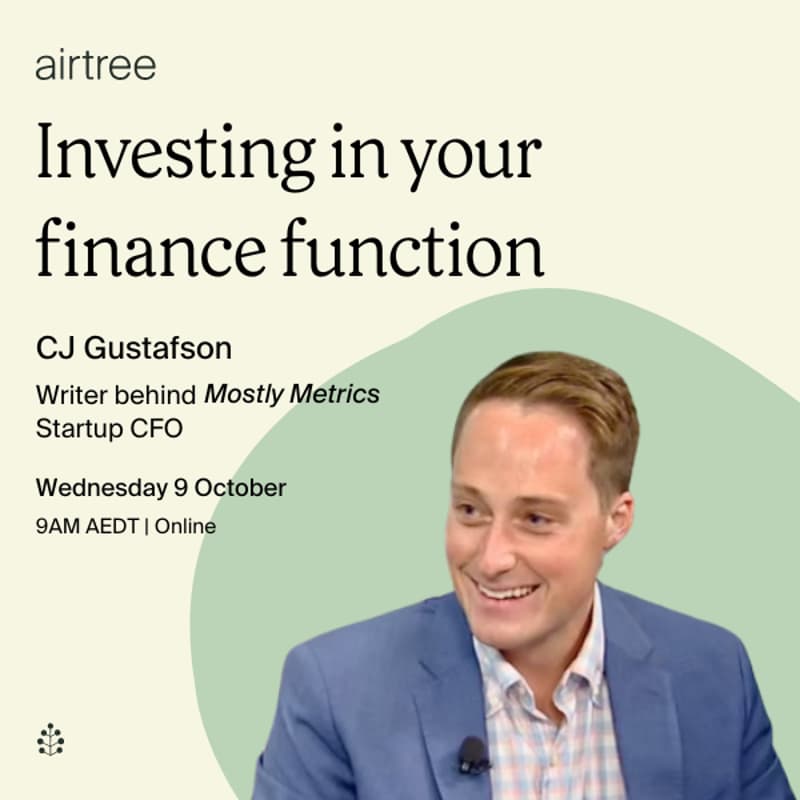 Cover Image for Investing in your finance function with CJ Gustafson