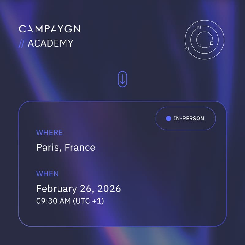 Cover Image for CAMPAYGN Academy Paris: Smarter Influence 2026