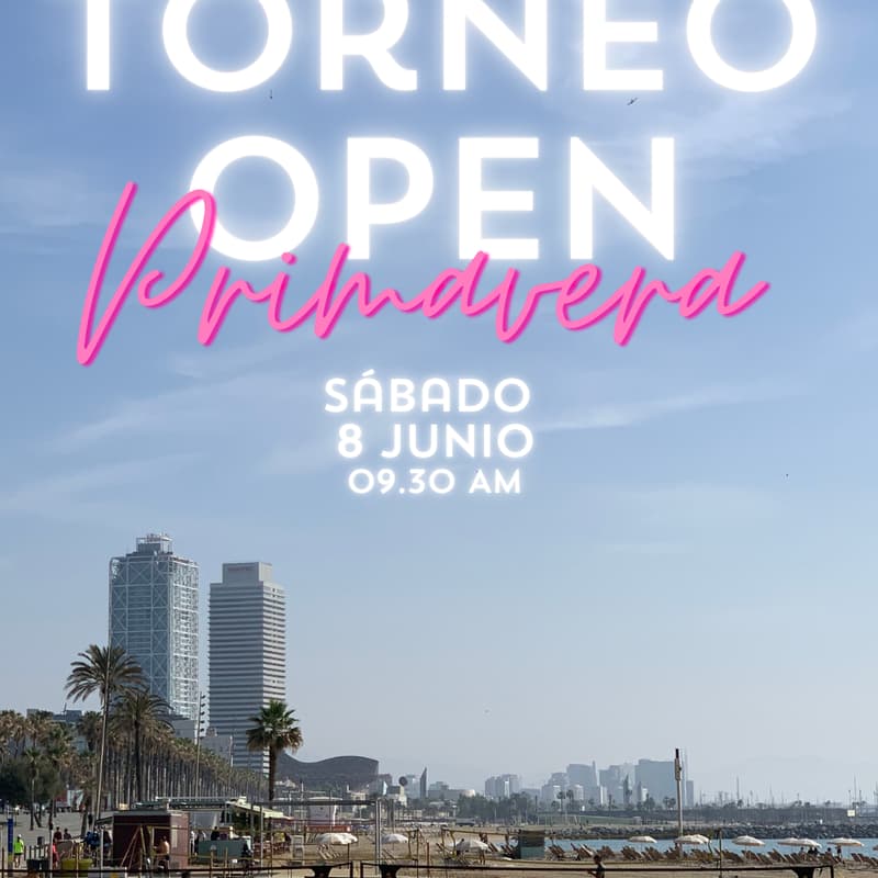 Cover Image for 🎾✌🏻TORNEO OPEN PRIMAVERA 🤩🌴