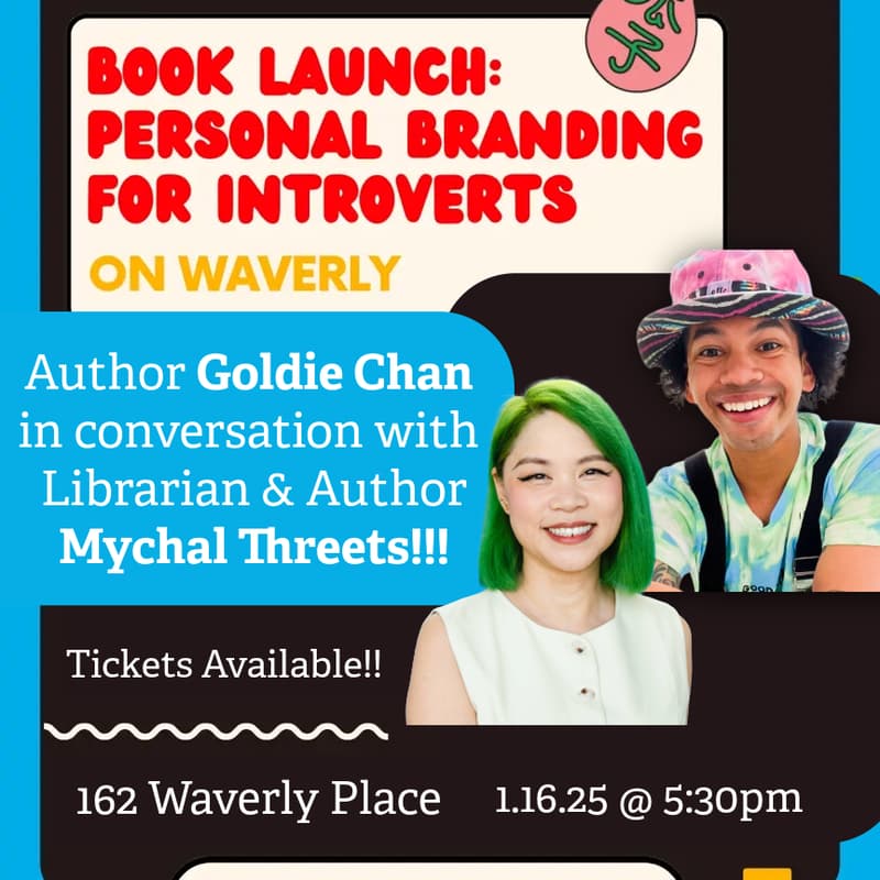 Cover Image for Book Launch: Goldie Chan x Mychal Threets