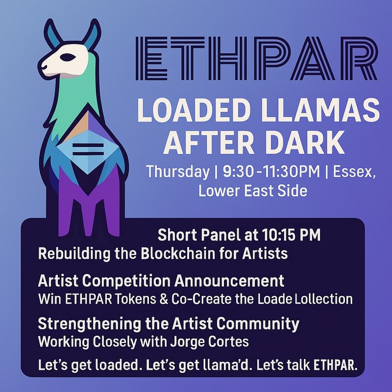 Cover Image for Ethpar presents: Loaded Llamas After Dark