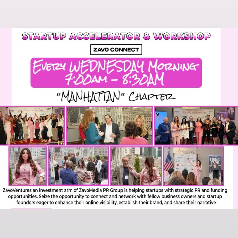 Cover Image for Zavo Connect Networking: Startup Business Workshop- Scale Your Vision with Storytelling & Capital