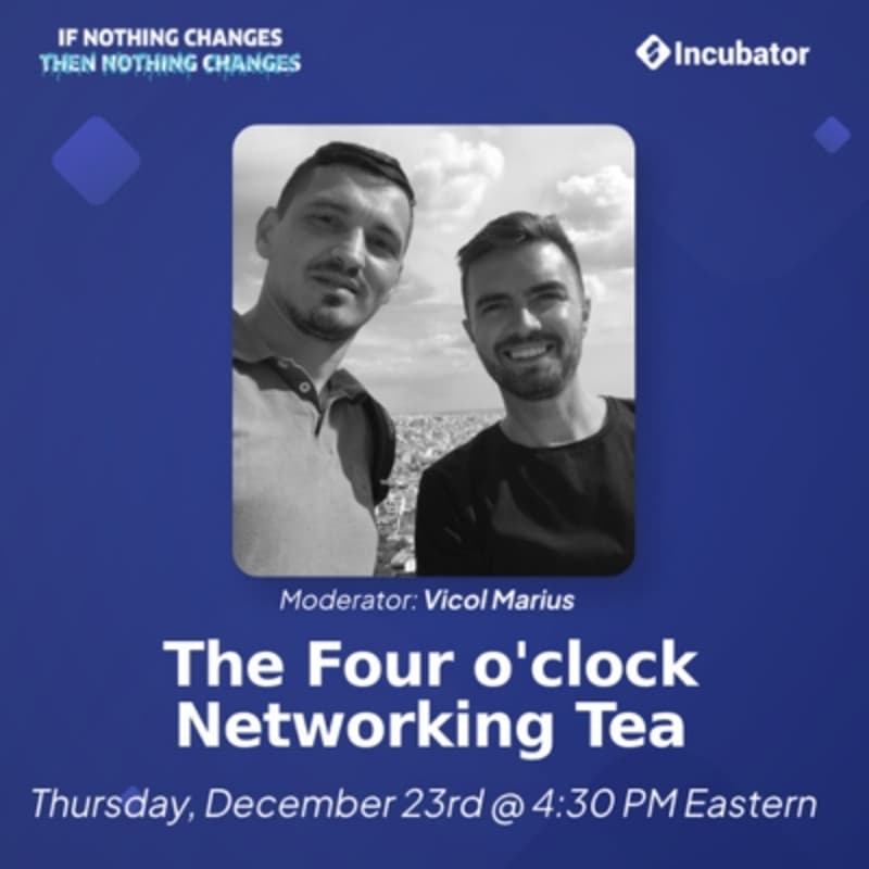 The FOUR o'clock Networking Tea · Zoom · Luma