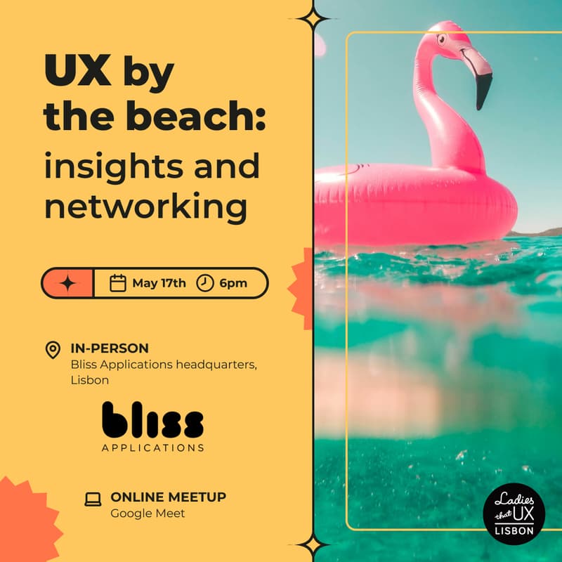 Cover Image for UX by the beach⛱: insights and networking