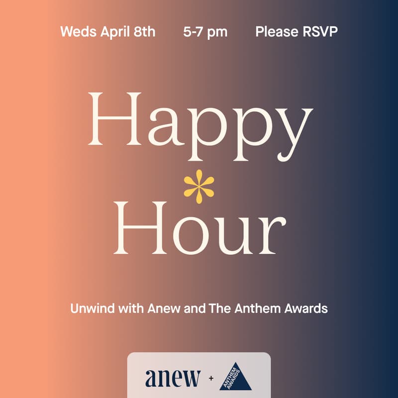 Cover Image for Happy Hour "Unwind" with Anthem Awards