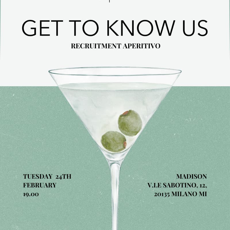 Cover Image for START MILAN RECRUITMENT APERITIVO