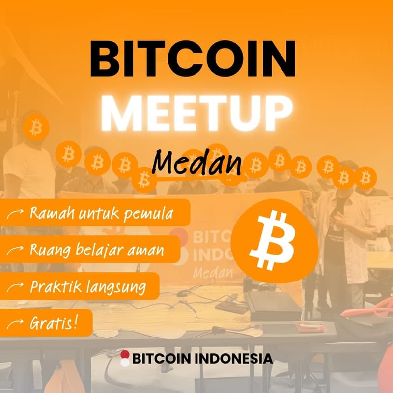 Cover Image for Bitcoin Indonesia Community Meetup Medan 10 April 2026