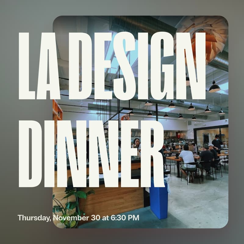 Cover Image for LA Design Dinner