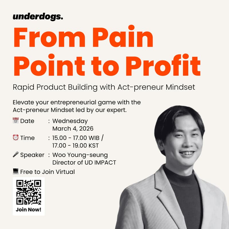 Cover Image for [underdogs. Indonesia] From Pain Point to Profit