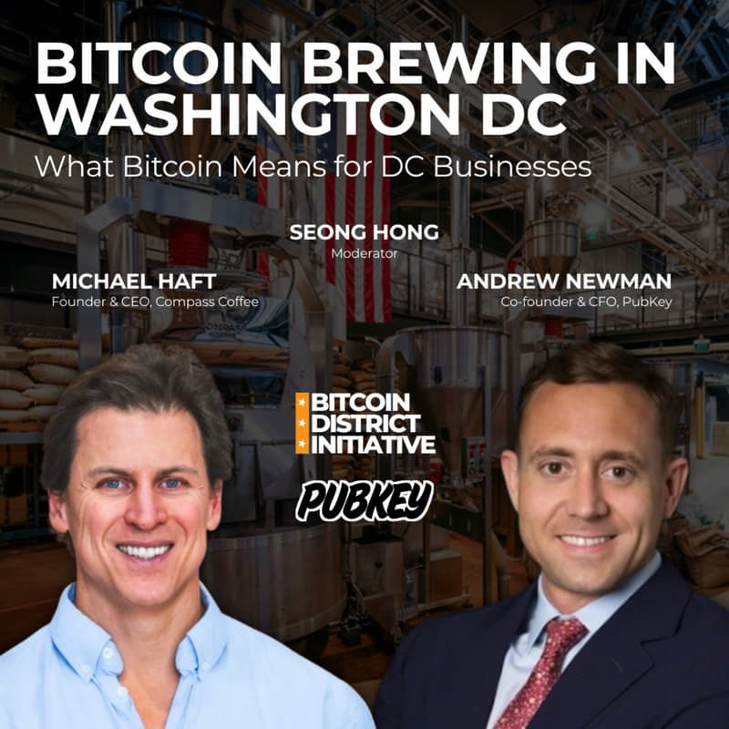 Cover Image for BITCOIN BREWING IN WASHINGTON DC: What Bitcoin Means for DC Businesses | PubKey DC