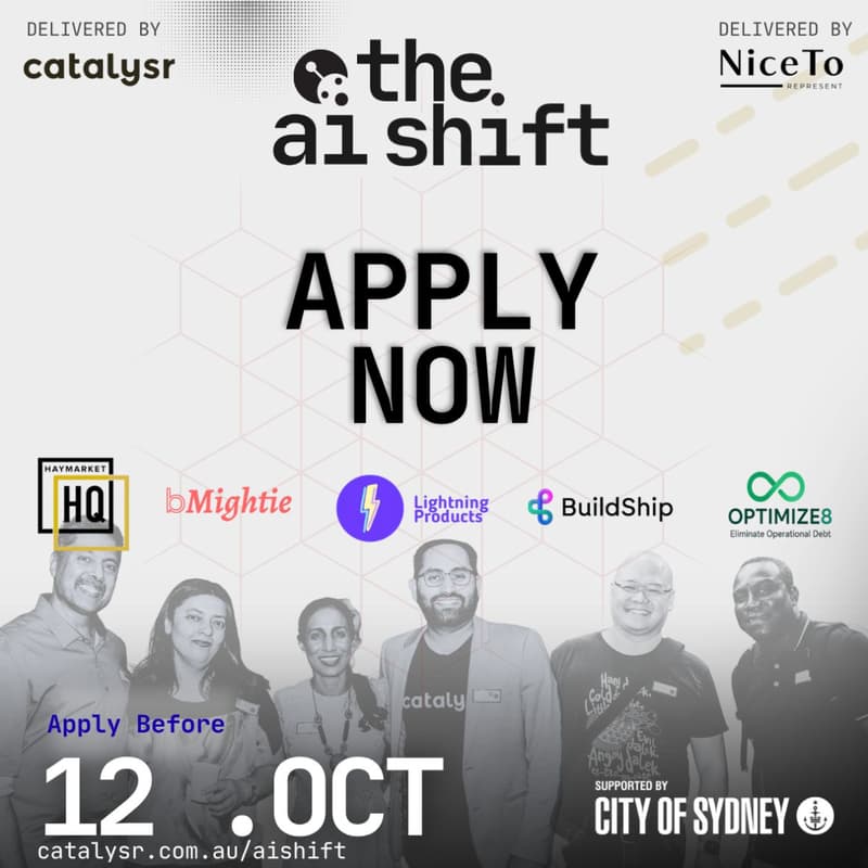 Cover Image for Free 4-Week Program for Founders & Operators: AI Shift⚡
