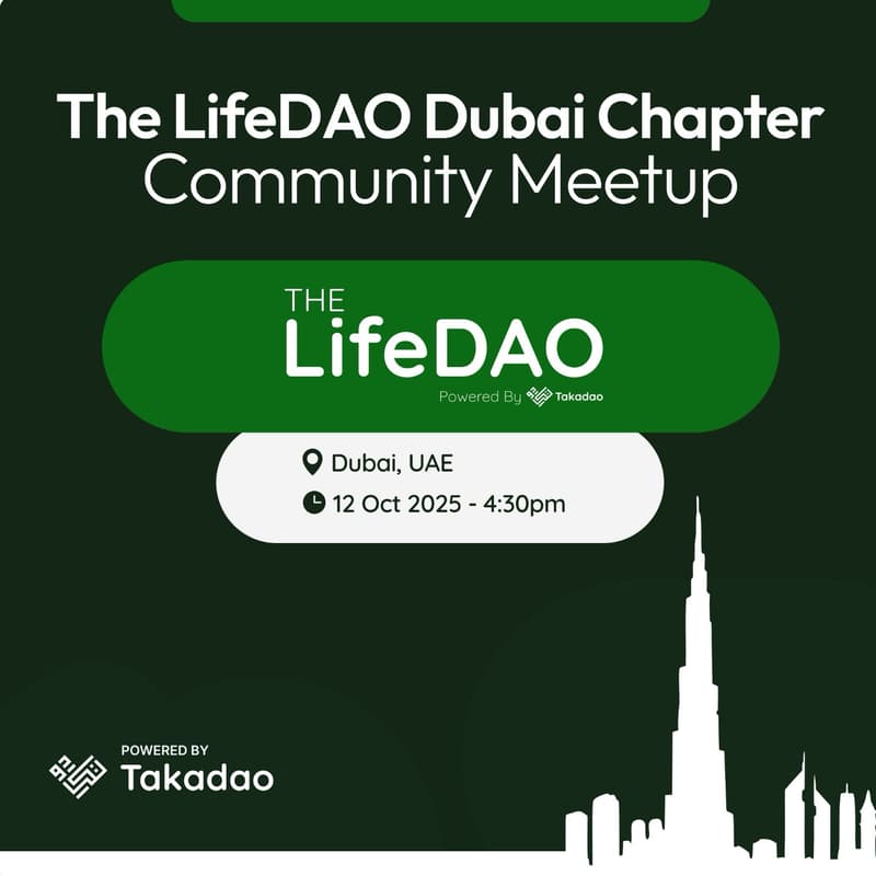 Cover Image for The LifeDAO Community Meetup - Dubai Chapter