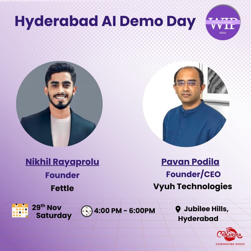 Cover Image for Hyderabad AI Demo Day
