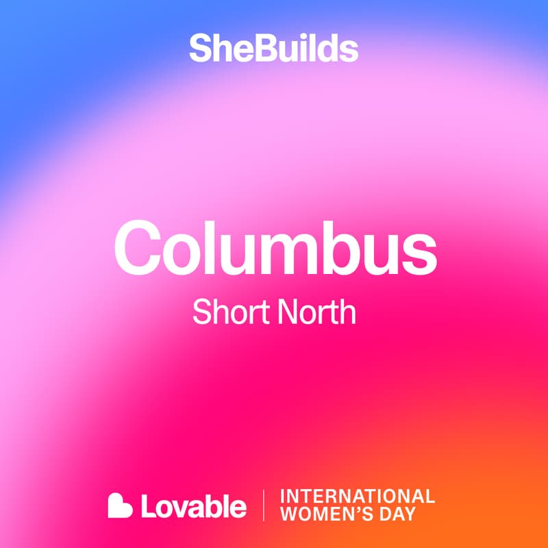 Cover Image for SheBuilds Columbus International Womens Day