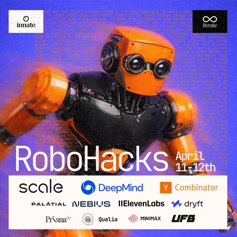 Cover Image for RoboHacks | Hosted at Y Combinator