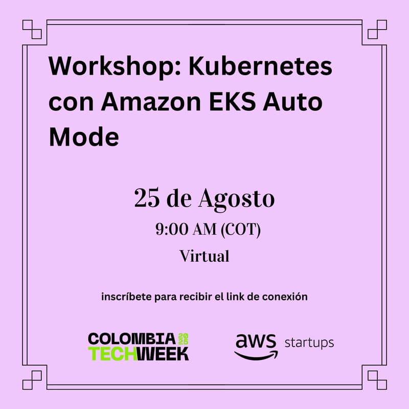 Cover Image for Workshop: Kubernetes con Amazon EKS Auto Mode