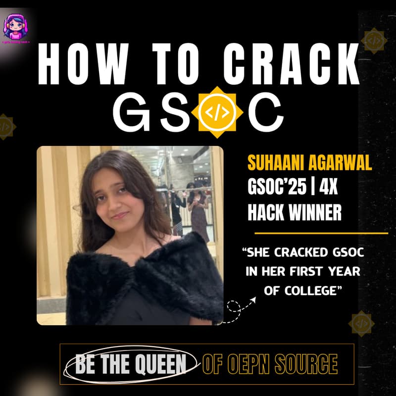 Cover Image for How to Crack GSOC | Exclusive Mentorship Sessio