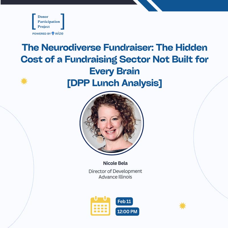 Cover Image for The Neurodiverse Fundraiser: The Hidden Cost of a Fundraising Sector Not Built for Every Brain[DPP Lunch Analysis]