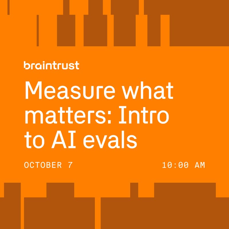 Cover Image for Measure what matters: Intro to AI evals for common use cases