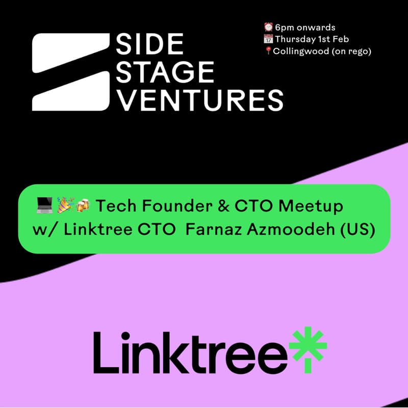 Cover Image for SSV x Linktree - (Tech) Founder Meetup ft. Linktree CTO Farnaz Azmoodeh (US)