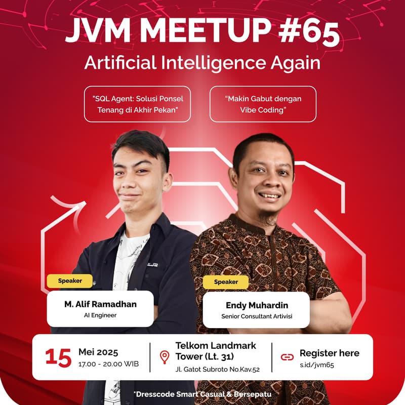 Cover Image for JVM Meetup #65 - In collaboration with Indigo Telkom