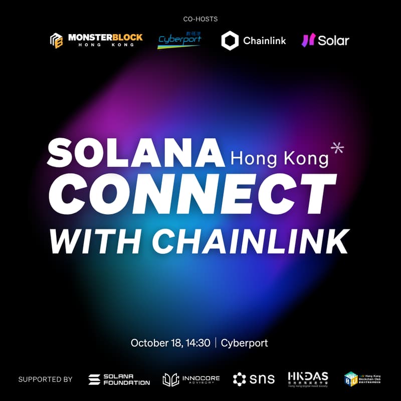 Cover Image for Solana Connect Hong Kong with Chainlink