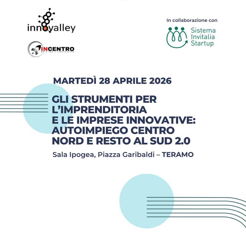 Cover Image for PIA - PIANO INTEGRATO AUTOIMPIEGO Strumenti per l’imprenditoria e le imprese innovative – Autoimpiego Centro-Nord e Resto al Sud 2.0