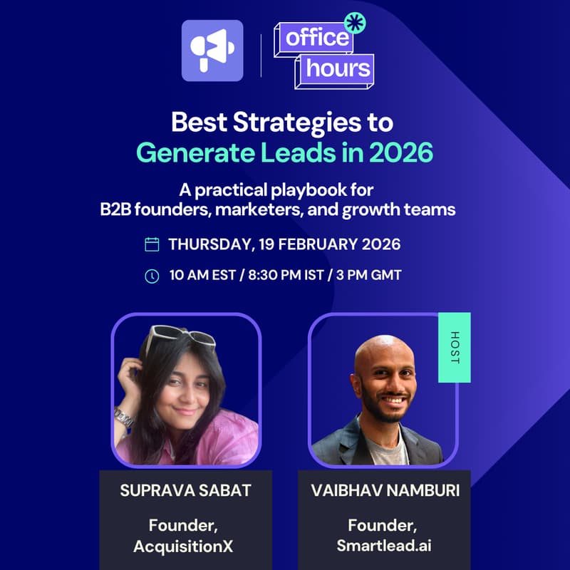 Cover Image for Best Strategies to Generate Leads in 2026