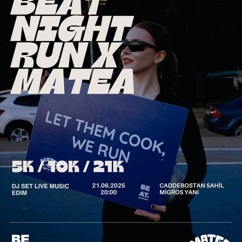 Beat Night Run Powered by Matea ⚡️ 21.06.2025 için kapak görseli
