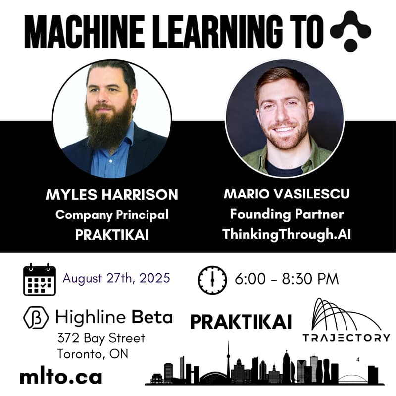 Cover Image for Machine Learning Toronto (MLTO) - August 2025