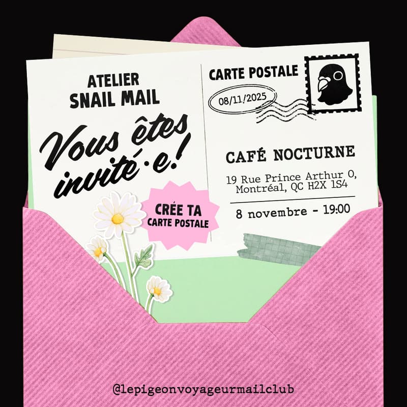 Cover Image for Atelier Snail Mail | Snail Mail Workshop 💌🖌️