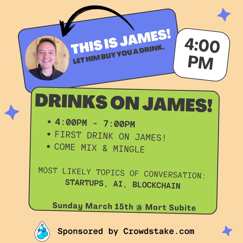 Cover Image for Drinks on James (SXSW)