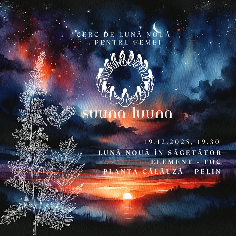Cover Image for Cerc de lună nouă pentru femei - SUUNA LUUNA (decembrie)
