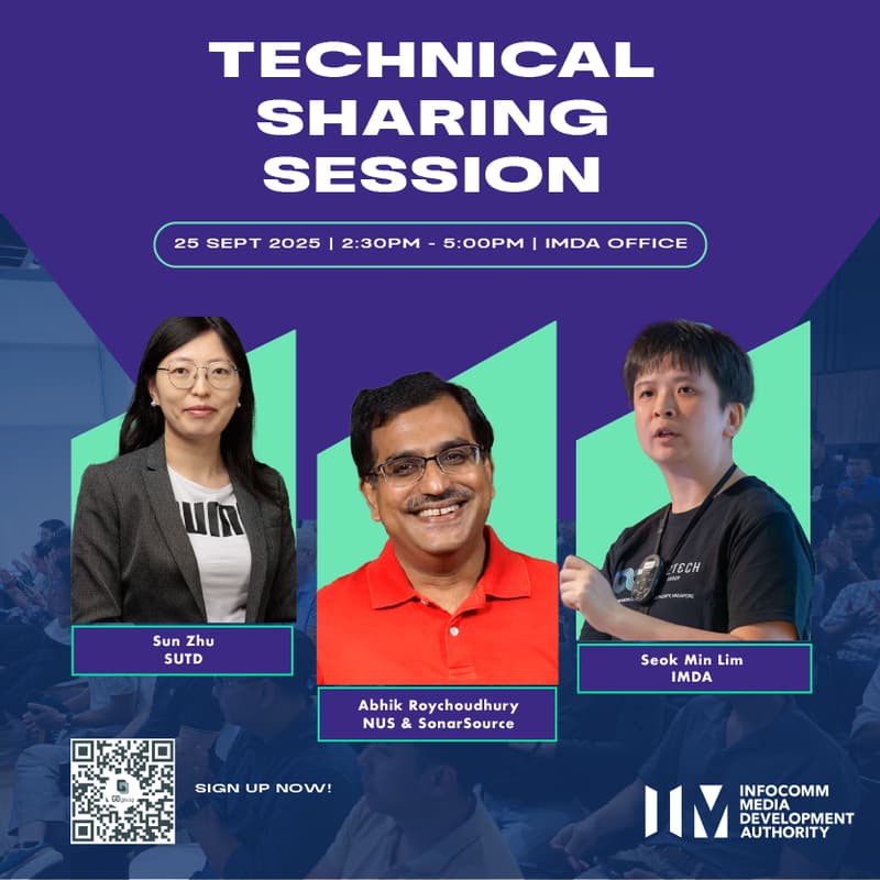 Cover Image for IMDA's Technical Sharing Session