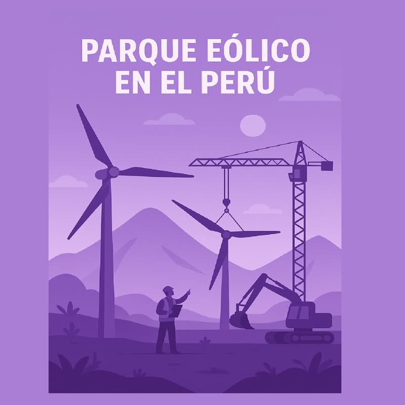 Cover Image for Webinar Gratuito || Construcción de un Parque Eólico en el Perú 🔋⚡