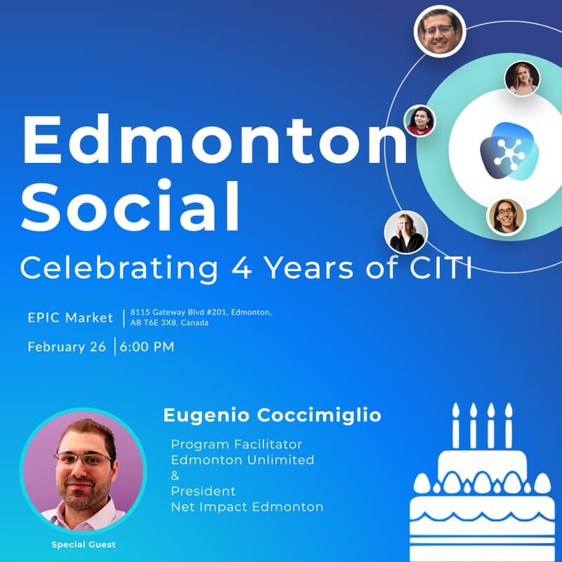 Cover Image for Edmonton Social - Celebrating 4 Years of CITI