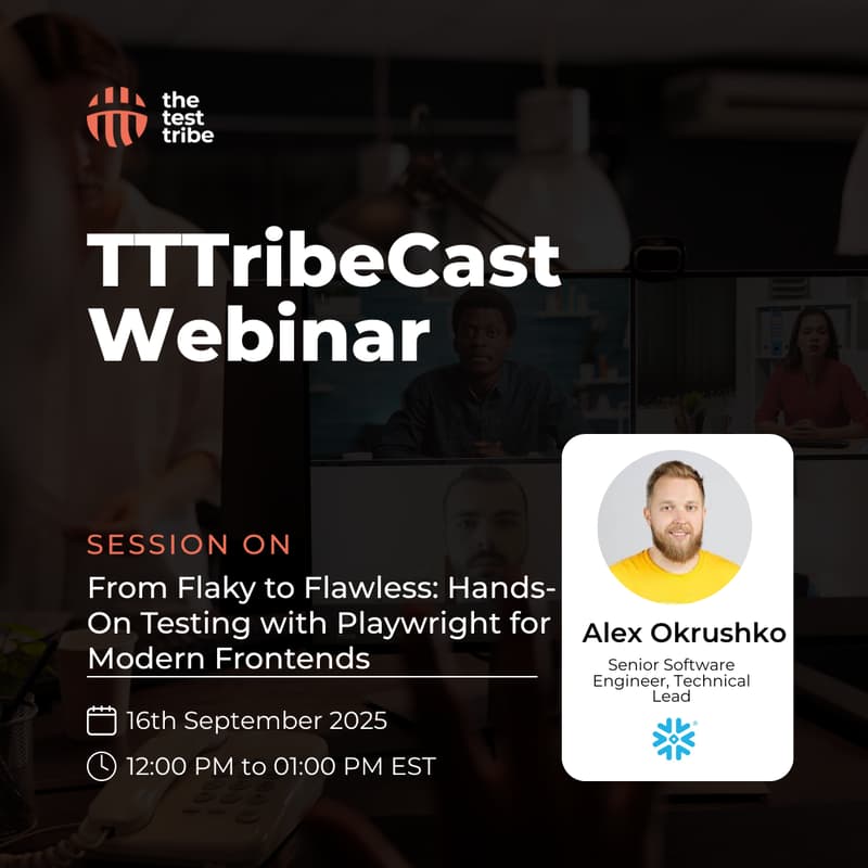 Cover Image for TTTribeCast Webinar by Alex Okrushko