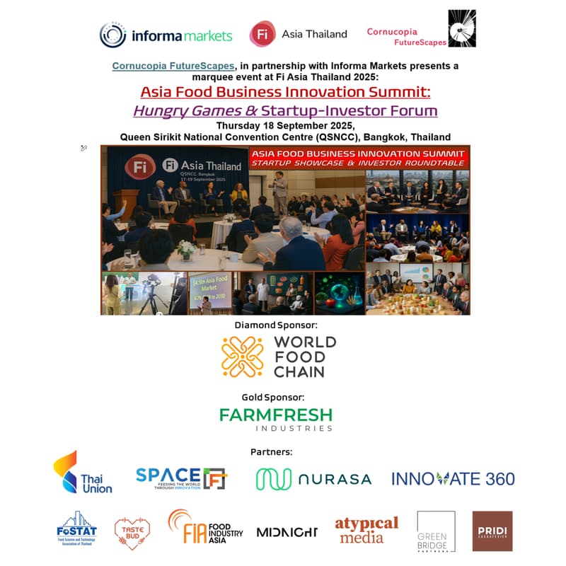 Cover Image for Asia Food Business Innovation Summit: Hungry Games & Startup-Investor Forum