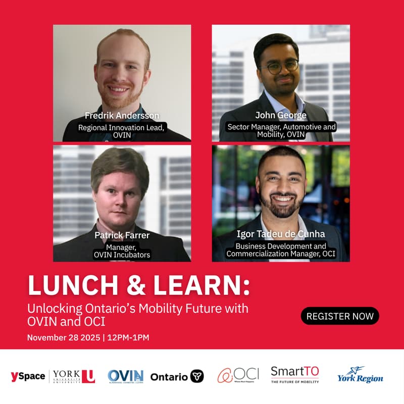 Cover Image for Lunch & Learn: Unlock Funding and Innovation Pathways with OVIN & OCI