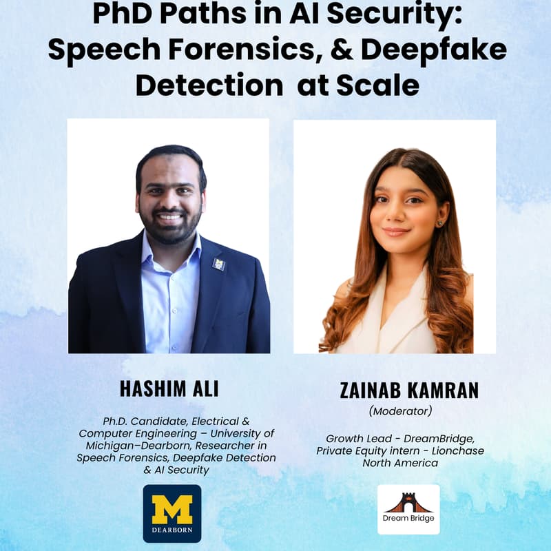 Cover Image for PhD Paths in AI Security: Speech Forensics, Deepfake Detection & Research at Scale