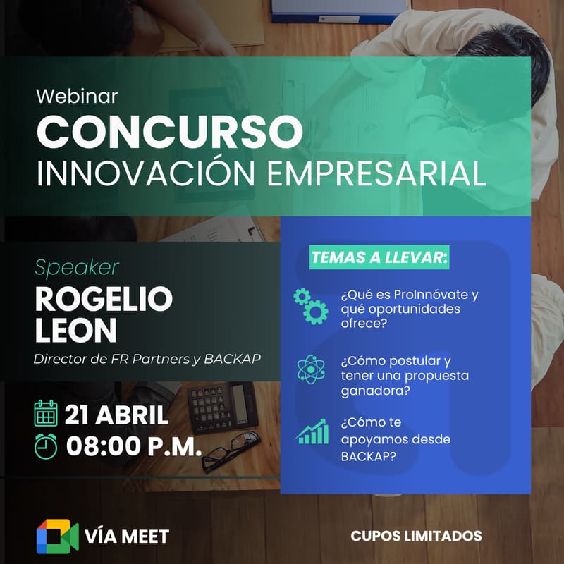 Cover Image for Webinar:Participa en el Concurso de Innovación Empresarial
