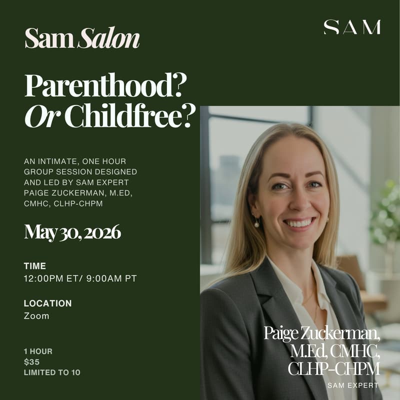 Cover Image for Sam Salon: Parenthood? Or Childfree?