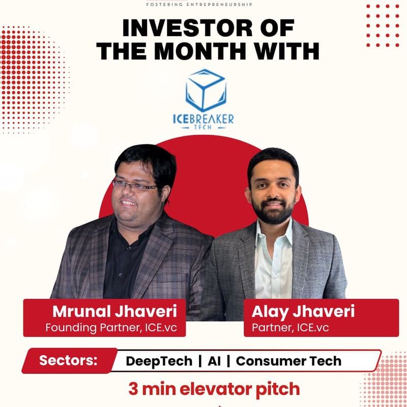 Cover Image for TiE Mumbai's Investor of the Month with Mrunal Jhaveri of ICE.vc