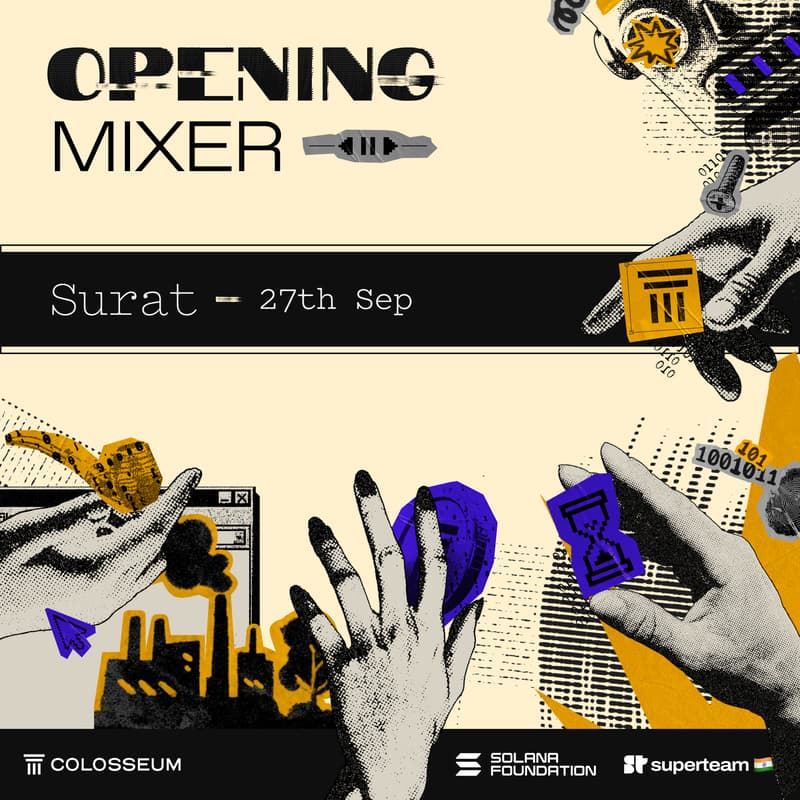 Cover Image for Superteam Cypherpunk Opening Mixer, Surat