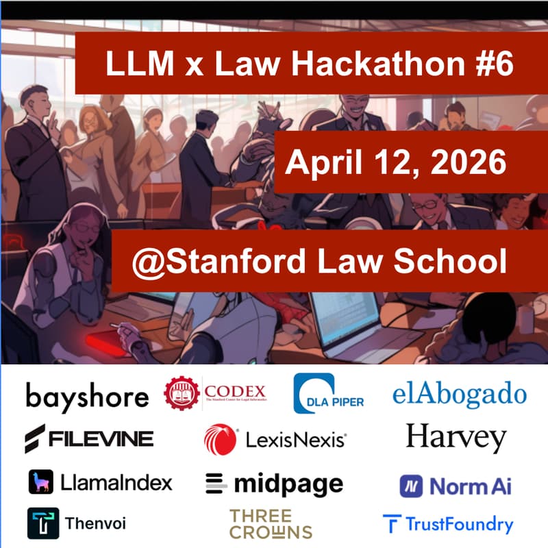 Cover Image for LLM x Law Hackathon #6